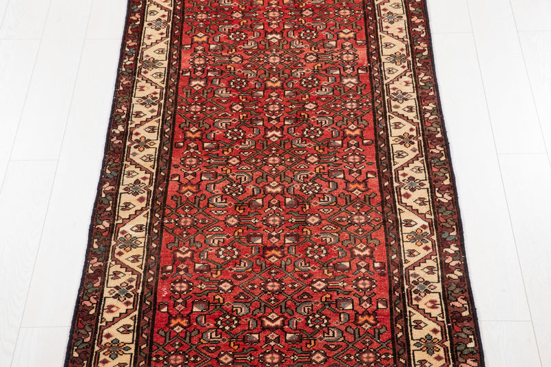 9' 11" x 3' 5" Excellent Hand-Knotted Antique Tribal Runner Rug - Yasi & Fara 
