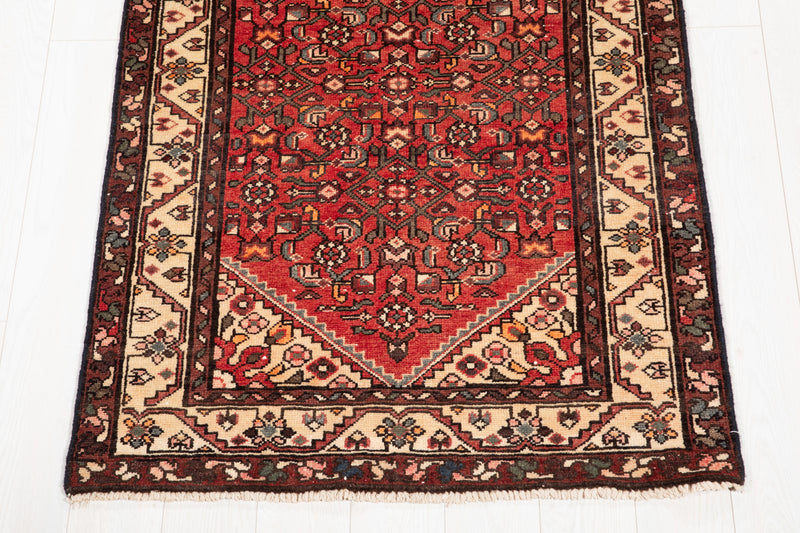 9' 11" x 3' 5" Excellent Hand-Knotted Antique Tribal Runner Rug - Yasi & Fara 