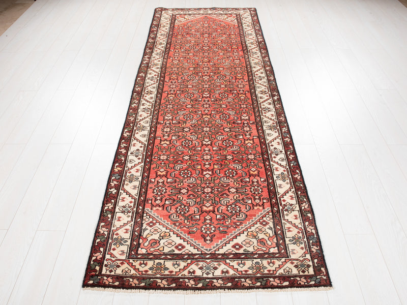 9' 11" x 3' 5" Excellent Hand-Knotted Antique Tribal Runner Rug - Yasi & Fara 