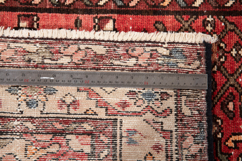 9' 11" x 3' 5" Excellent Hand-Knotted Antique Tribal Runner Rug - Yasi & Fara 