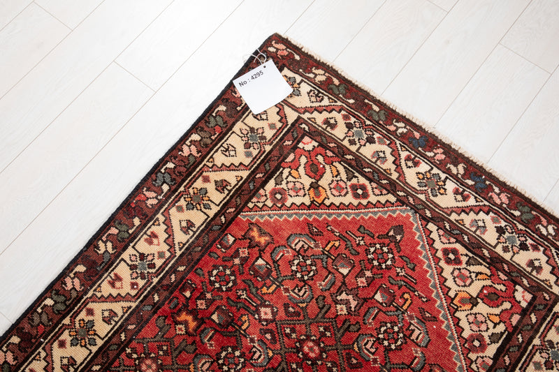 9' 11" x 3' 5" Excellent Hand-Knotted Antique Tribal Runner Rug - Yasi & Fara 