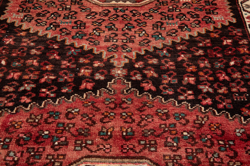 13' 7" x 3' 2" Excellent Hand-Knotted Antique Collectible Tribal Runner Rug - Yasi & Fara 
