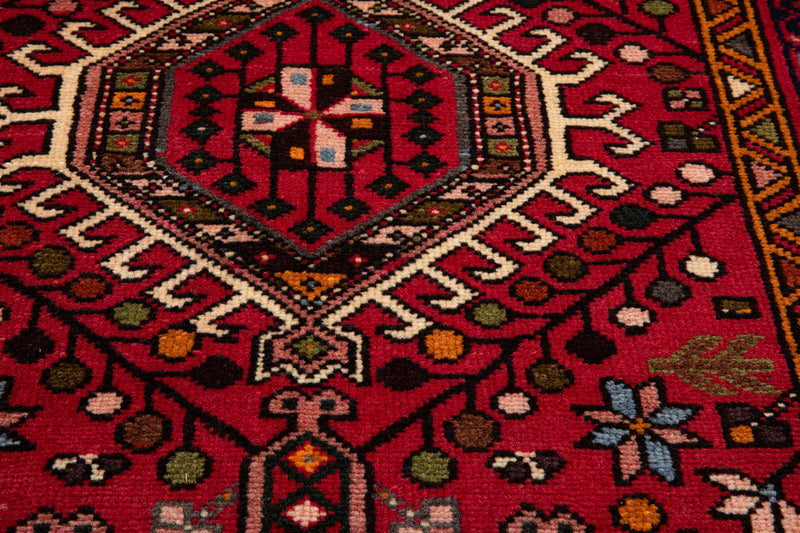12' 3" x 2' 11" Excellent Hand-Knotted Vintage Tribal Runner Rug - Yasi & Fara 