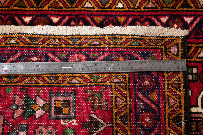 12' 3" x 2' 11" Excellent Hand-Knotted Vintage Tribal Runner Rug - Yasi & Fara 