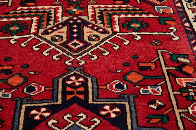 10' 4" x 3' 4" Excellent Hand-Knotted Vintage Tribal Runner Rug - Yasi & Fara 