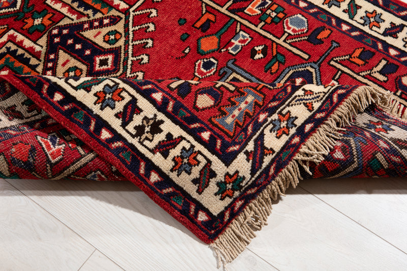 10' 4" x 3' 4" Excellent Hand-Knotted Vintage Tribal Runner Rug - Yasi & Fara 