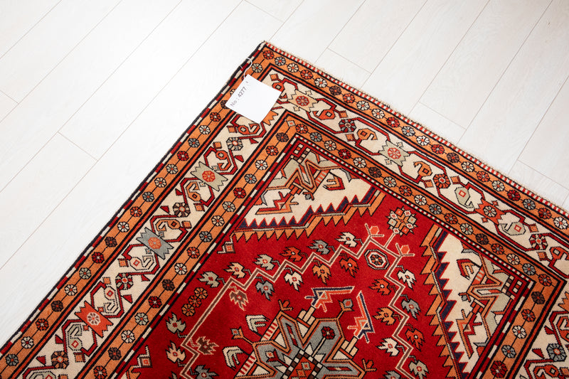 10' 8" x 3' 10" Excellent Hand-Knotted Vintage Tribal Runner Rug - Yasi & Fara 