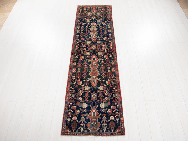 9' 10" x 2' 8" Excellent Hand-Knotted Antique Collectible Tribal Runner Rug - Yasi & Fara 