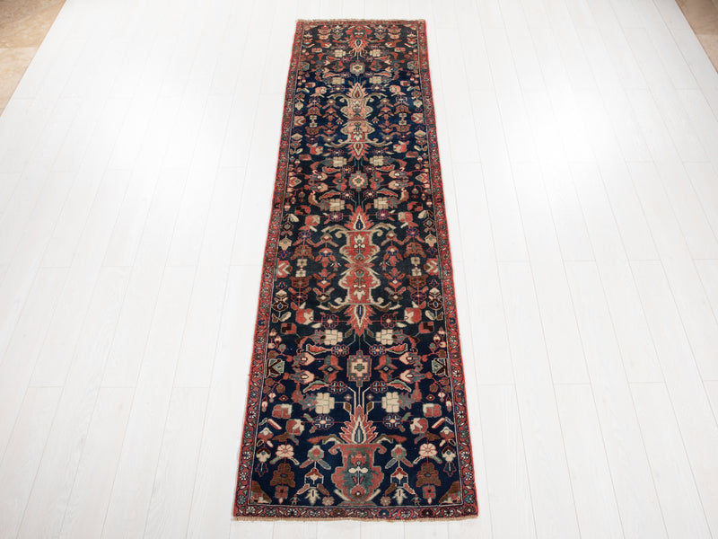9' 10" x 2' 8" Excellent Hand-Knotted Antique Collectible Tribal Runner Rug - Yasi & Fara 