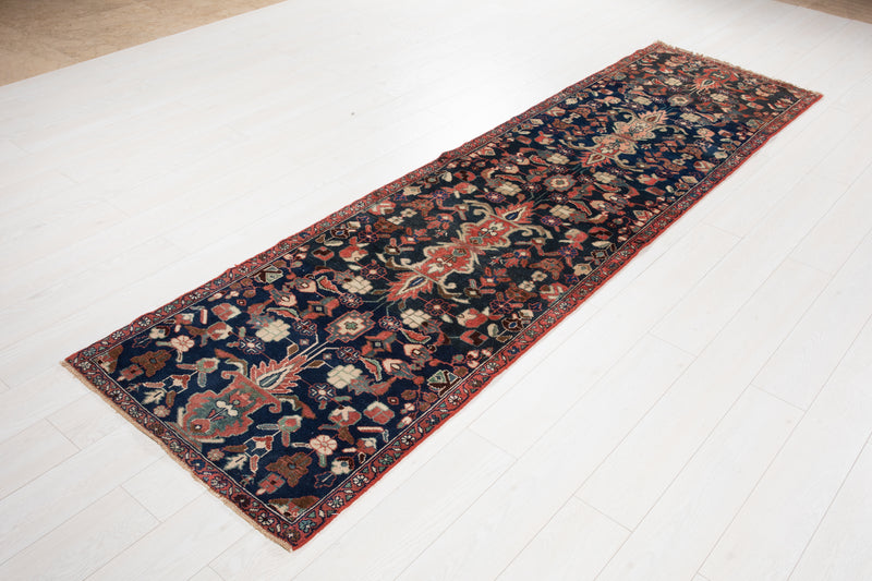9' 10" x 2' 8" Excellent Hand-Knotted Antique Collectible Tribal Runner Rug - Yasi & Fara 