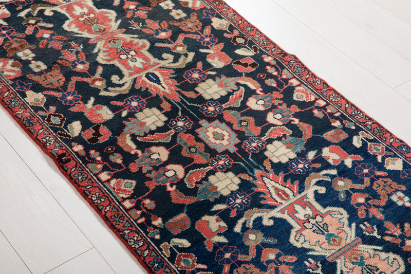 9' 10" x 2' 8" Excellent Hand-Knotted Antique Collectible Tribal Runner Rug - Yasi & Fara 