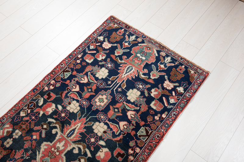 9' 10" x 2' 8" Excellent Hand-Knotted Antique Collectible Tribal Runner Rug - Yasi & Fara 