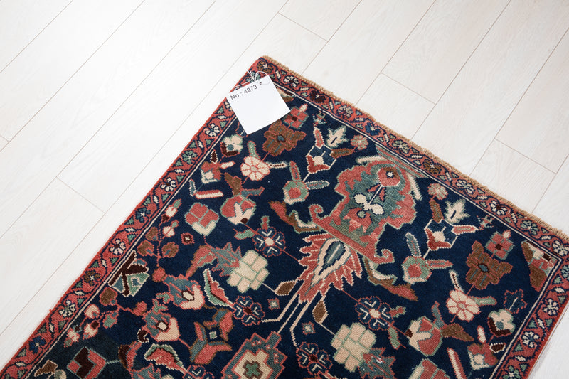 9' 10" x 2' 8" Excellent Hand-Knotted Antique Collectible Tribal Runner Rug - Yasi & Fara 