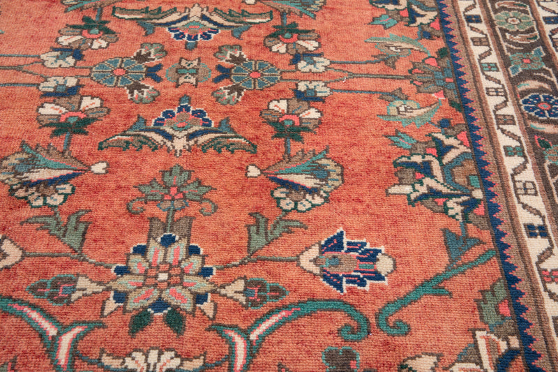 9' 8" x 3' 5" Excellent Hand-Knotted Vintage Tribal Runner Rug - Yasi & Fara 