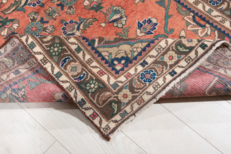 9' 8" x 3' 5" Excellent Hand-Knotted Vintage Tribal Runner Rug - Yasi & Fara 