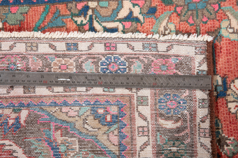 9' 8" x 3' 5" Excellent Hand-Knotted Vintage Tribal Runner Rug - Yasi & Fara 