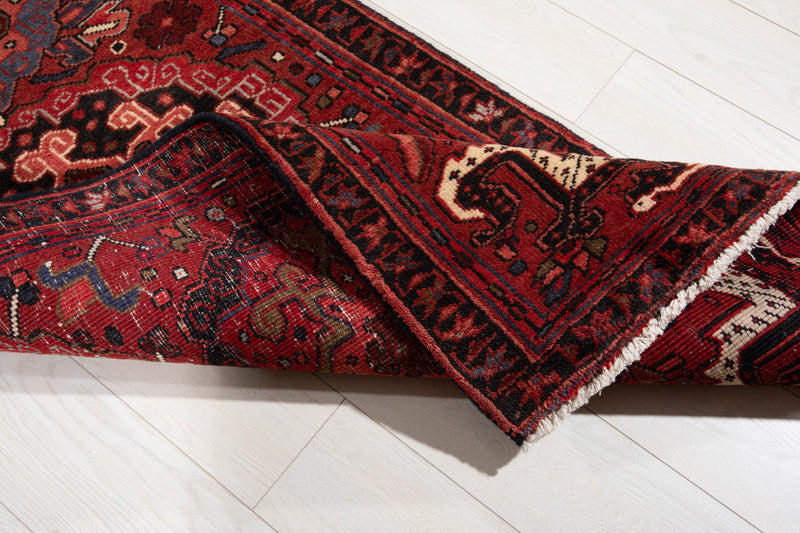 9' x 2' 7" Excellent Hand-Knotted Collectible Tribal Runner Rug - Yasi & Fara 