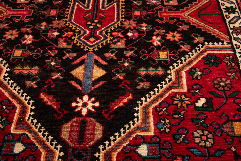 9' 3" x 3' 5" Excellent Hand-Knotted Vintage Tribal Runner Rug - Yasi & Fara 