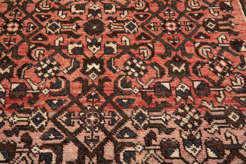 9' x 2' 8" Excellent Hand-Knotted Vintage Tribal Runner Rug - Yasi & Fara 