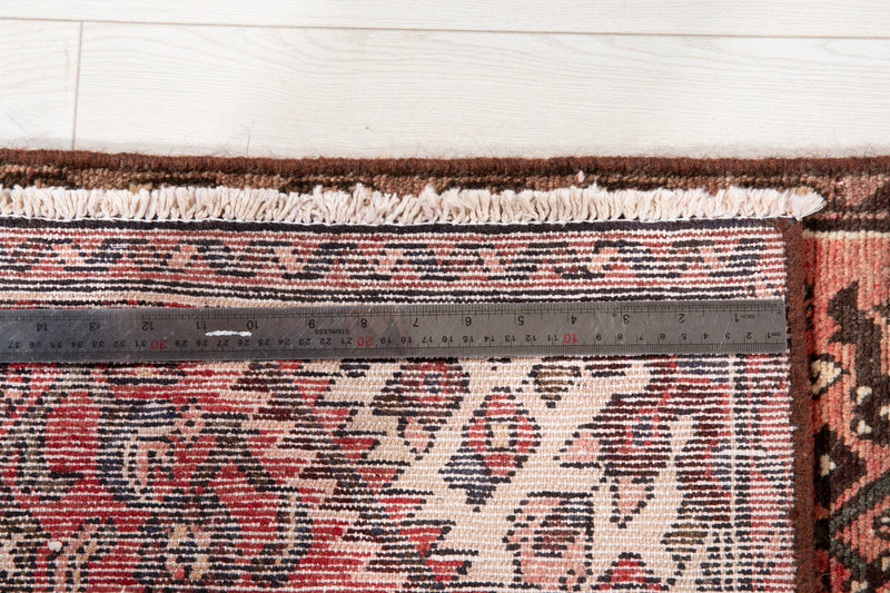 9' x 2' 8" Excellent Hand-Knotted Vintage Tribal Runner Rug - Yasi & Fara 