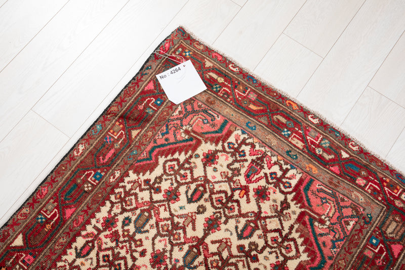 10' 6" x 2' 11" Excellent Hand-Knotted Vintage Tribal Runner Rug - Yasi & Fara 