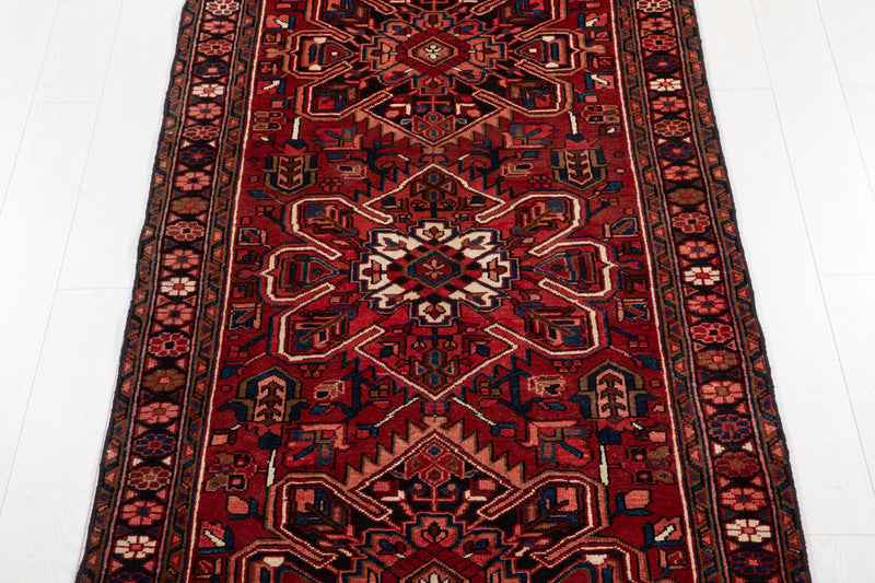 10' 8" x 3' 10" Excellent Hand-Knotted Vintage Collectible Tribal Runner Rug - Yasi & Fara 