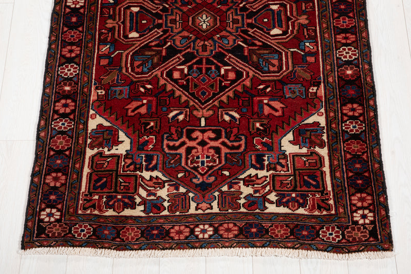 10' 8" x 3' 10" Excellent Hand-Knotted Vintage Collectible Tribal Runner Rug - Yasi & Fara 