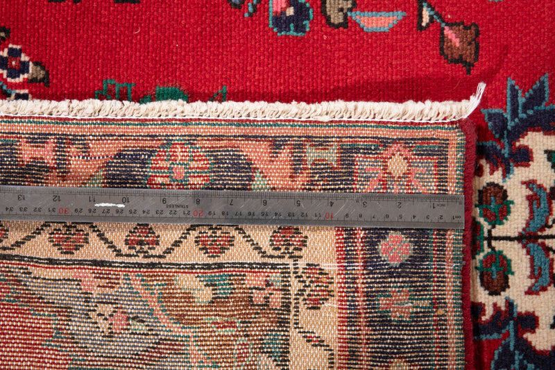 9' 9" x 3' 4" Excellent Hand-Knotted Vintage Tribal Runner Rug - Yasi & Fara 