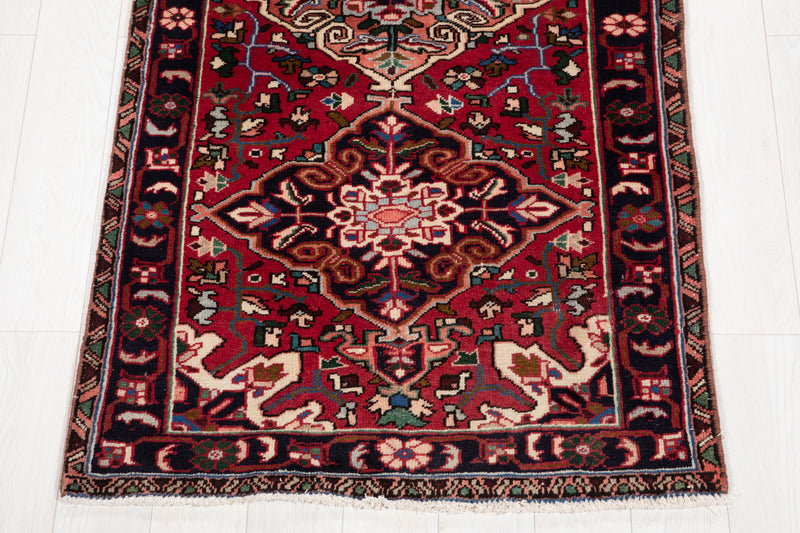 9' 6" x 3' 3" Excellent Hand-Knotted Vintage Tribal Runner Rug - Yasi & Fara 