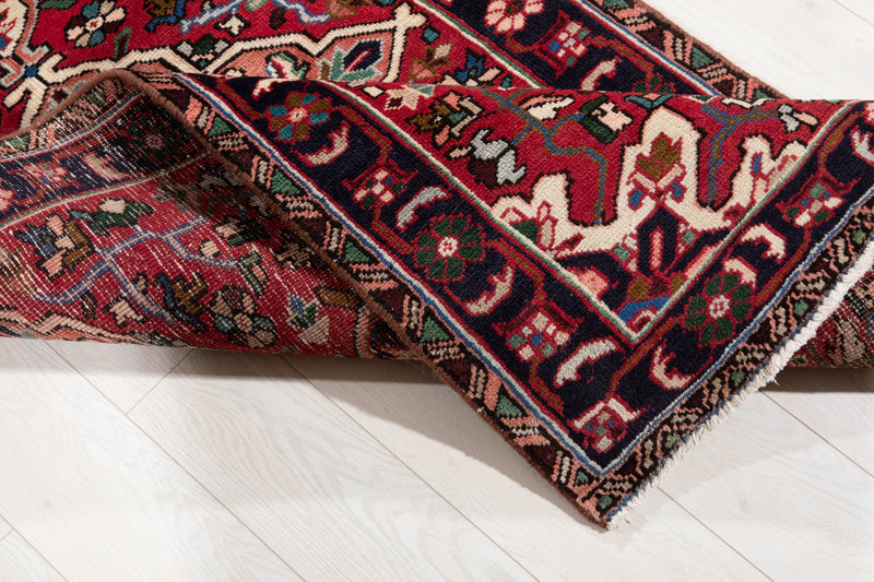 9' 6" x 3' 3" Excellent Hand-Knotted Vintage Tribal Runner Rug - Yasi & Fara 