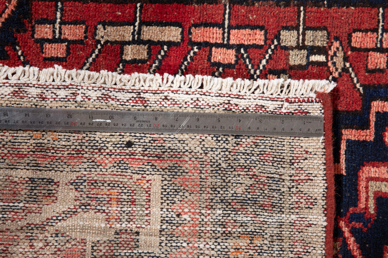 10' 1" x 3' 7" Excellent Hand-Knotted Vintage Tribal Runner Rug - Yasi & Fara 