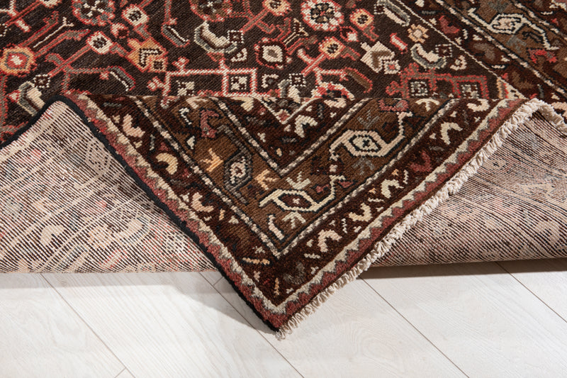 10' 3" x 3' 7" Excellent Hand-Knotted Vintage Tribal Runner Rug - Yasi & Fara 