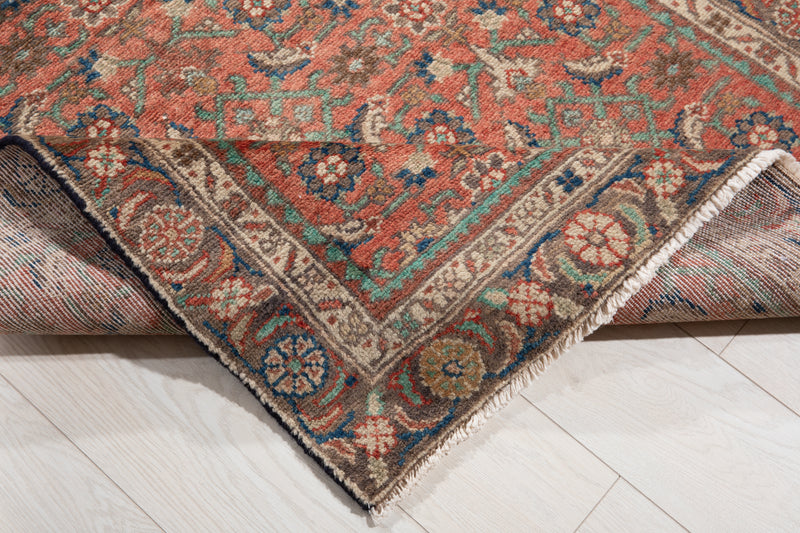 9' 4" x 3' 3" Excellent Hand-Knotted Vintage Tribal Runner Rug - Yasi & Fara 