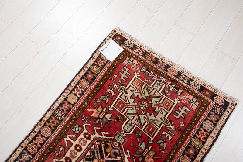 9' 3" x 2' 9" Excellent Hand-Knotted Vintage Tribal Runner Rug - Yasi & Fara 