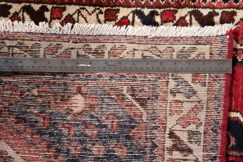 9' 10" x 2' 9" Excellent Hand-Knotted Vintage Tribal Runner Rug - Yasi & Fara 