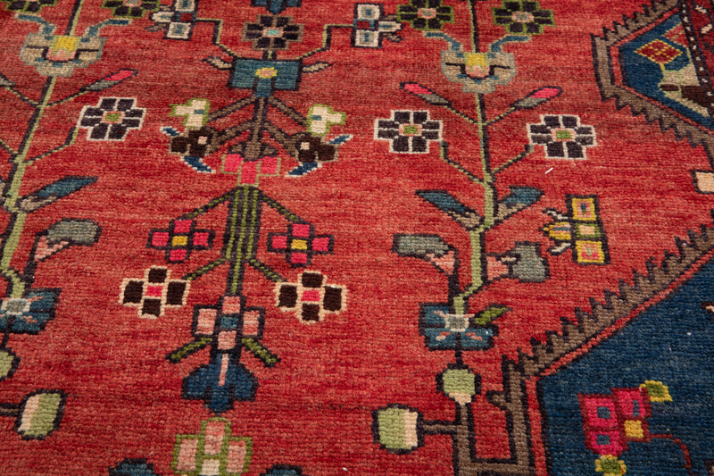 10' 8" x 3' 8" Excellent Hand-Knotted Vintage Tribal Runner Rug - Yasi & Fara 