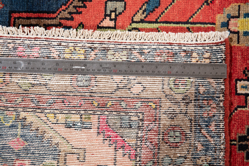 10' 8" x 3' 8" Excellent Hand-Knotted Vintage Tribal Runner Rug - Yasi & Fara 