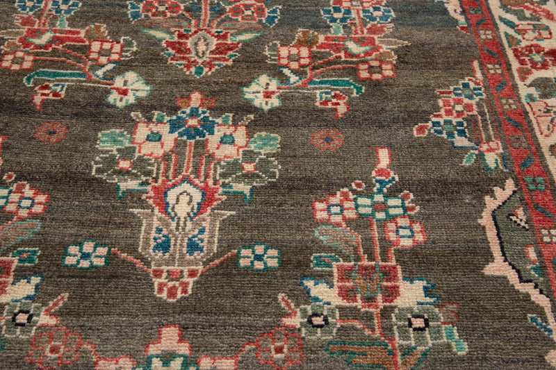 9' 7" x 3' 7" Excellent Hand-Knotted Vintage Tribal Runner Rug - Yasi & Fara 