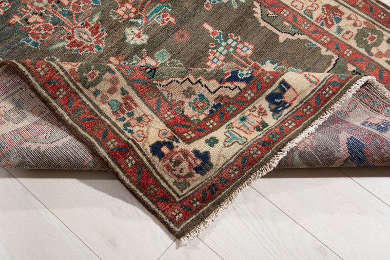 9' 7" x 3' 7" Excellent Hand-Knotted Vintage Tribal Runner Rug - Yasi & Fara 