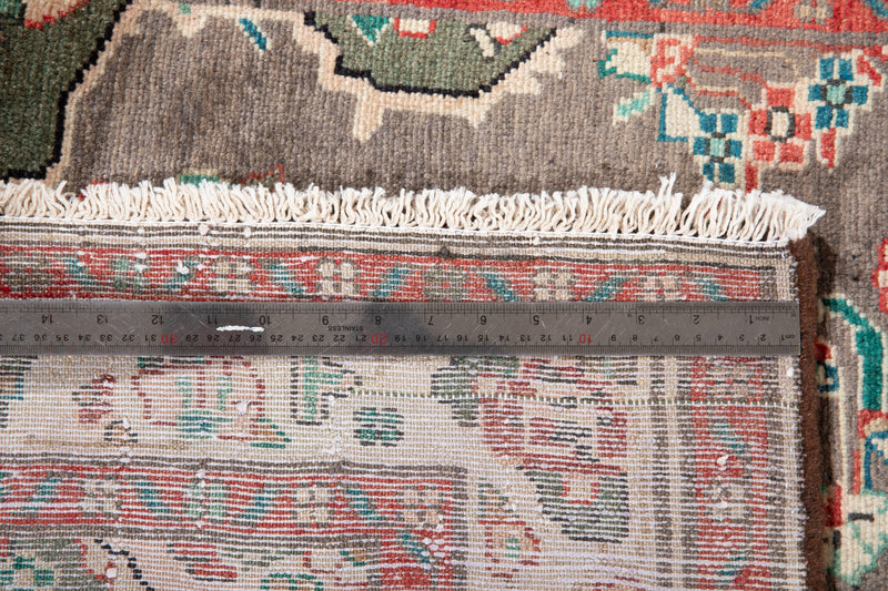 9' 7" x 3' 7" Excellent Hand-Knotted Vintage Tribal Runner Rug - Yasi & Fara 