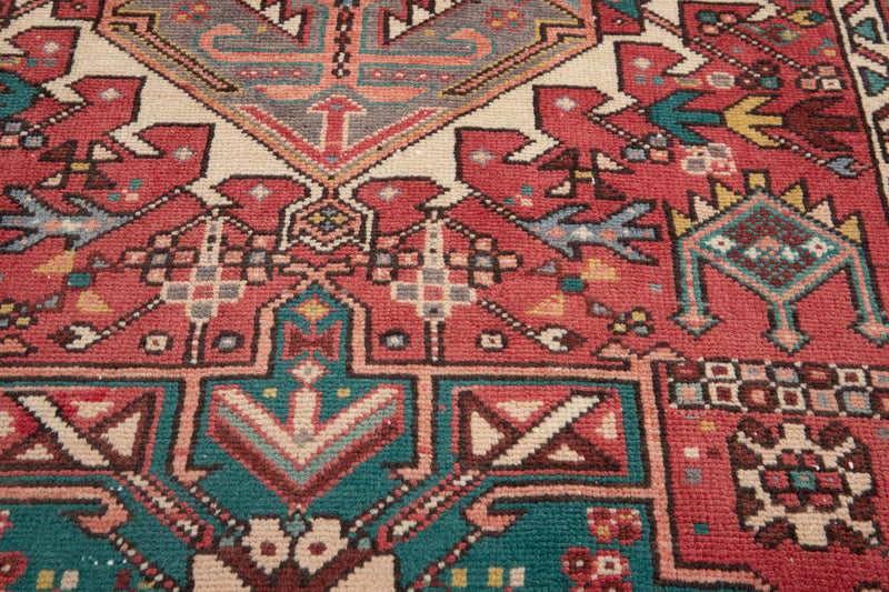 11' 6" x 3' 3" Excellent Hand-Knotted Vintage Tribal Runner Rug
