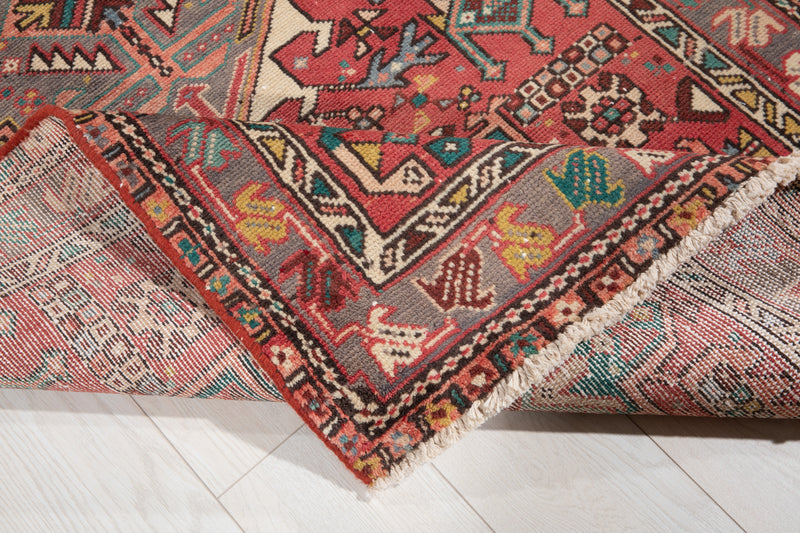 11' 6" x 3' 3" Excellent Hand-Knotted Vintage Tribal Runner Rug