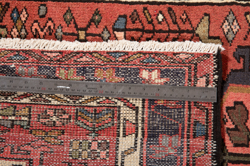 9' 10" x 3' 1" Excellent Hand-Knotted Vintage Tribal Runner Rug