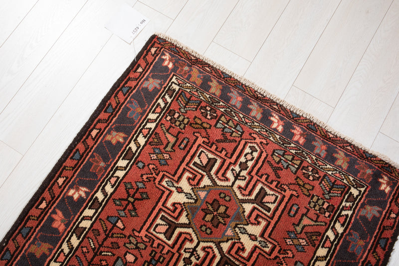 9' 10" x 3' 1" Excellent Hand-Knotted Vintage Tribal Runner Rug