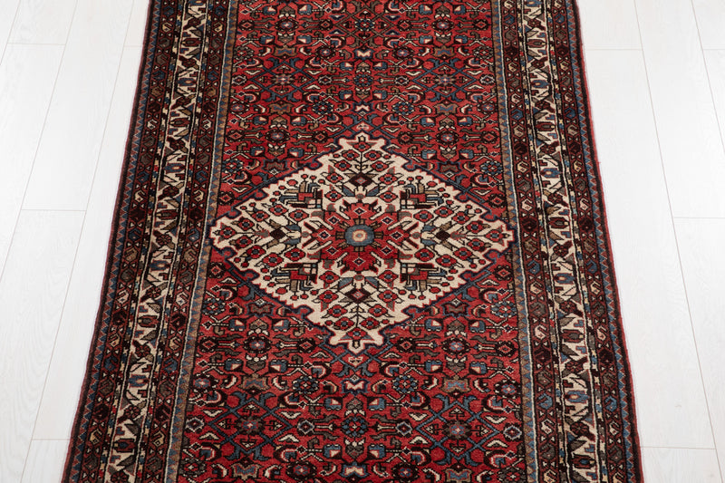 11' 1" x 3' 7" Excellent Hand-Knotted Collectible Tribal Runner Rug