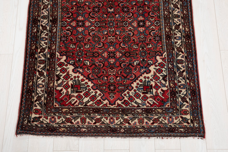 11' 1" x 3' 7" Excellent Hand-Knotted Collectible Tribal Runner Rug