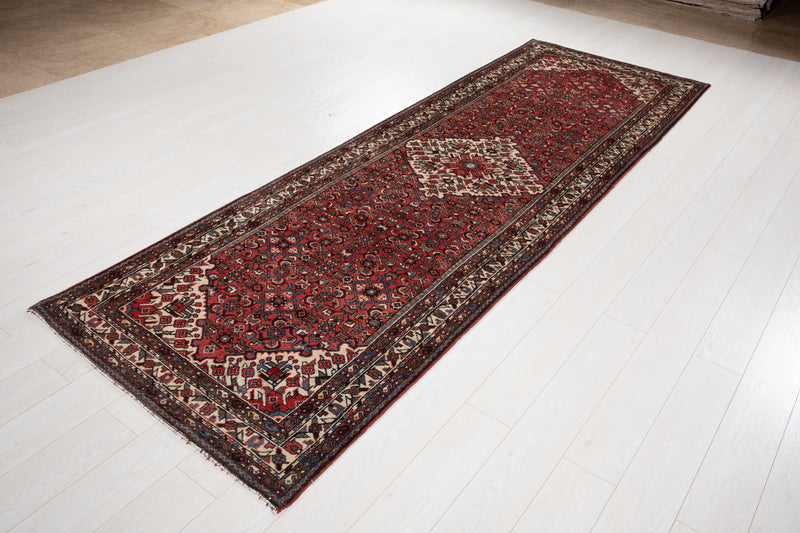 11' 1" x 3' 7" Excellent Hand-Knotted Collectible Tribal Runner Rug