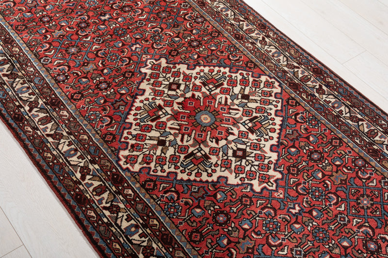 11' 1" x 3' 7" Excellent Hand-Knotted Collectible Tribal Runner Rug