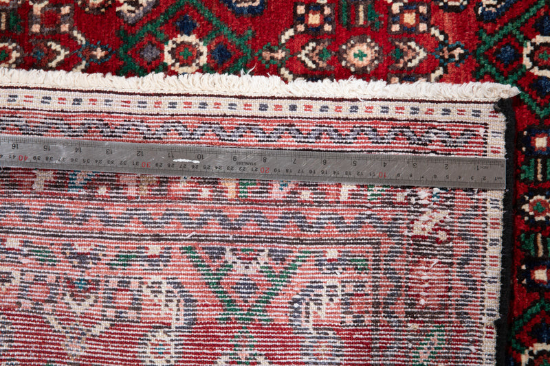 12' 10" x 3' 3" Excellent Hand-Knotted Vintage Tribal Runner Rug