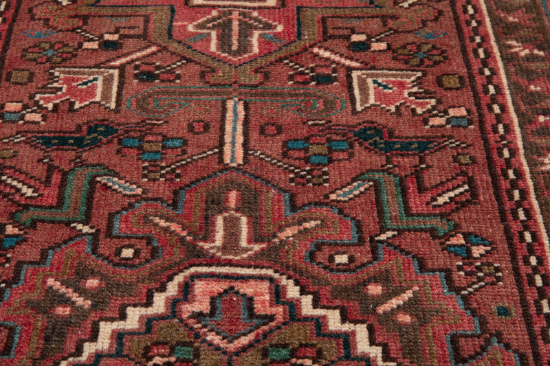 10' 9" x 2' 3" Excellent Hand-Knotted Vintage Tribal Runner Rug - Yasi & Fara 